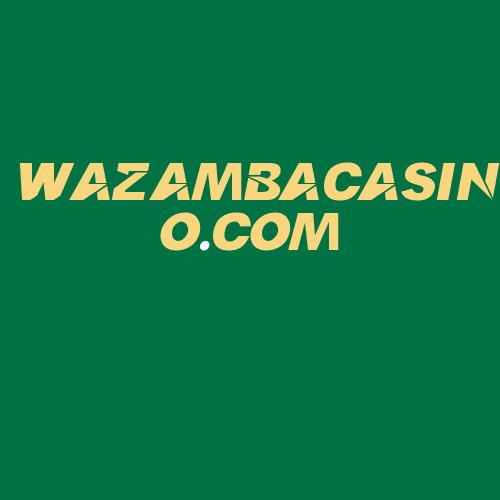 Logo da WAZAMBACASINO